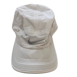 Nike Dry fit white hat, one size